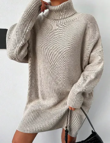 Rochie scurta SHEIN, bej Crem