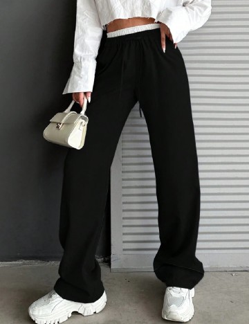 Pantaloni SHEIN, negru