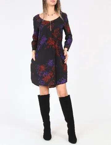 Rochie medie Zara, negru Negru