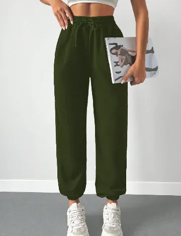 Pantaloni SHEIN, verde Verde