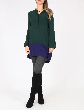 Camasa Zara, verde/albastru Verde