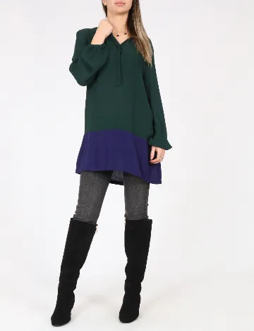 Camasa Zara, verde/albastru Verde