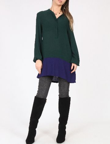 Camasa Zara, verde/albastru