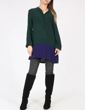 Camasa Zara, verde/albastru Verde