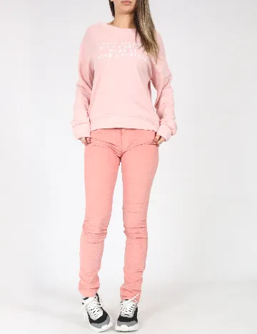 Pantaloni Zara, somon Roz