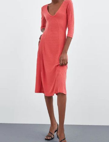 Rochie medie Zara, corai