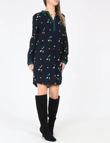 Rochie scurta Zara, bleumarin inchis Albastru