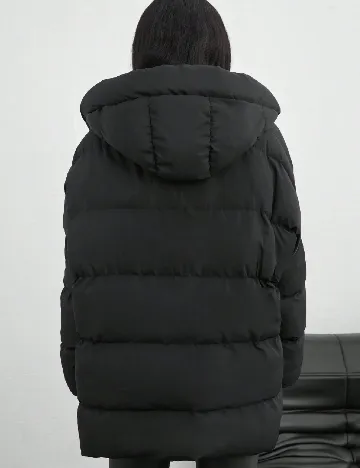 Geaca Oversize SHEIN, negru Negru