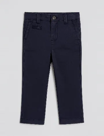 Pantaloni Zara, bleumarin Albastru