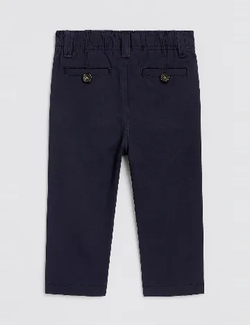 Pantaloni Zara, bleumarin Albastru
