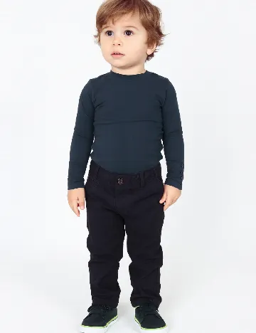 Pantaloni Zara, bleumarin Albastru