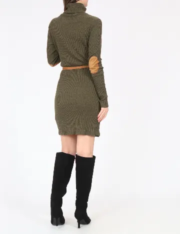 Rochie medie Zara, kaki Verde