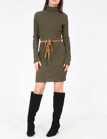 Rochie medie Zara, kaki Verde