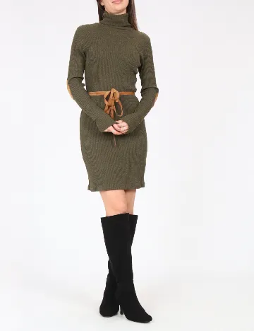 Rochie medie Zara, kaki Verde