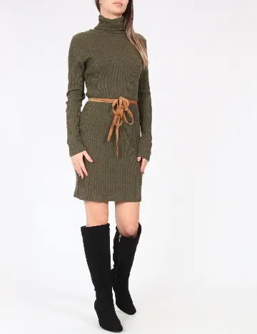 Rochie medie Zara, kaki Verde