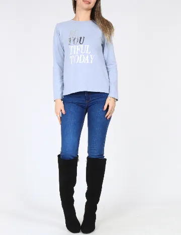 Bluza Zara, albastru Albastru