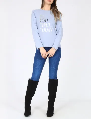 Bluza Zara, albastru Albastru