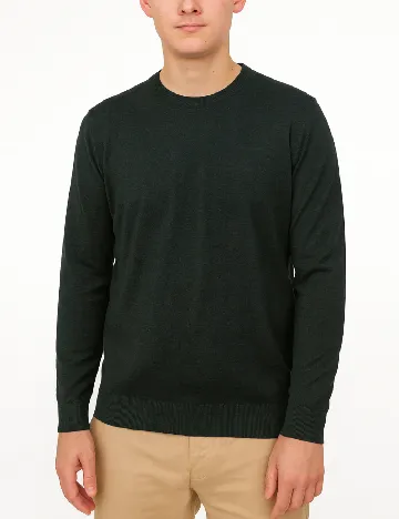 Bluza Zara, verde inchis Verde