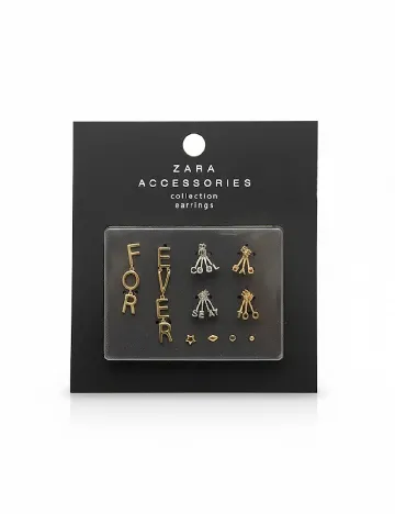 Set Cercei Zara, auriu/argintiu Galben