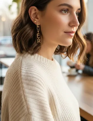 Set Cercei Zara, auriu/argintiu Galben