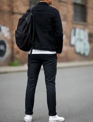 Pantaloni Zara, gri inchis Gri