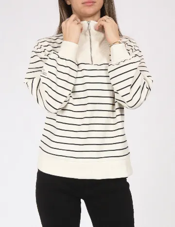 Bluza Zara, alb/negru Alb