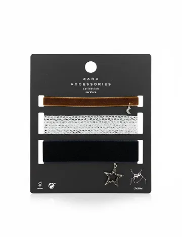 Set chockere 3 bucati Zara, mix culori Mix culori