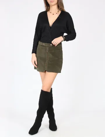 Fusta Zara, verde Verde