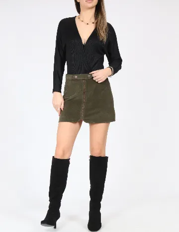 Fusta Zara, verde Verde