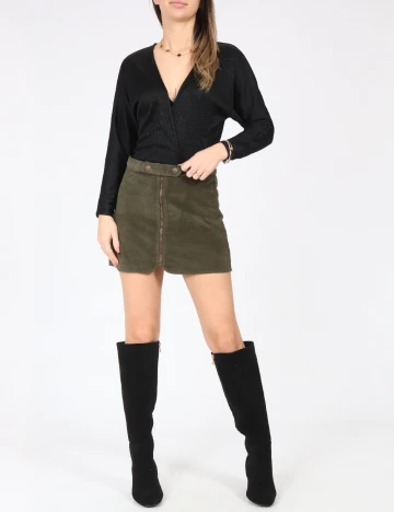 Fusta Zara, verde Verde