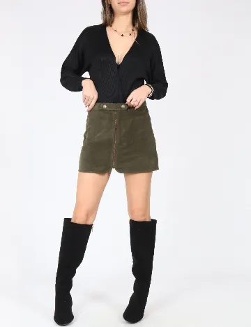 Fusta Zara, verde Verde