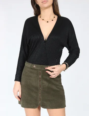 Fusta Zara, verde Verde