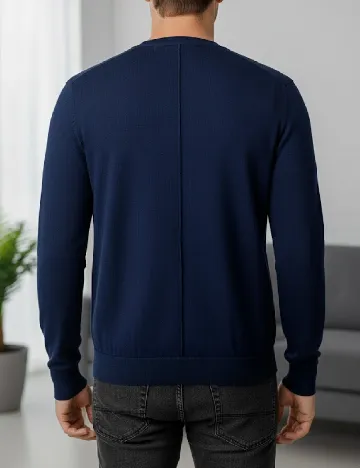 Cardigan Bershka, bleumarin Albastru