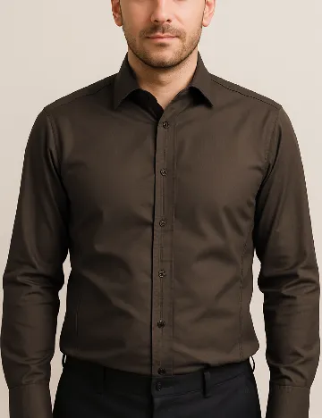 Camasa Zara, kaki Verde