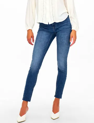 Blugi Jacqueline de Yong, albastru Albastru