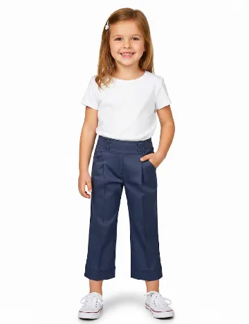Pantaloni Zara, bleumarin Albastru