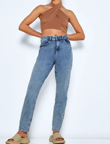 Blugi Noisy May, albastru Albastru