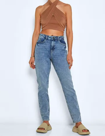 Blugi Noisy May, albastru Albastru