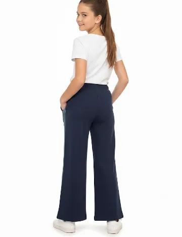 Pantaloni Zara, bleumarin Albastru