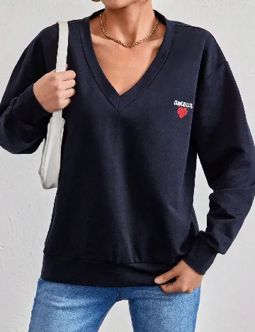 Bluza SHEIN, bleumarin Albastru