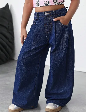 Blugi Shein Kids, albastru Albastru