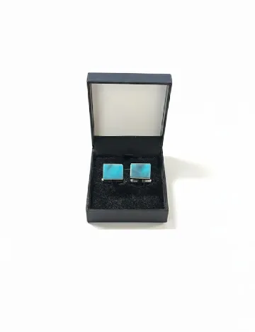 Butoni 2 bucati Zara, turcoaz Albastru