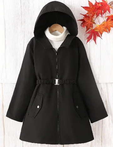 Jacheta Shein Kids, negru Negru