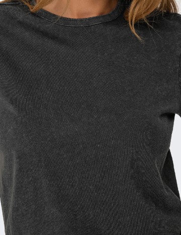 Tricou Only, gri inchis