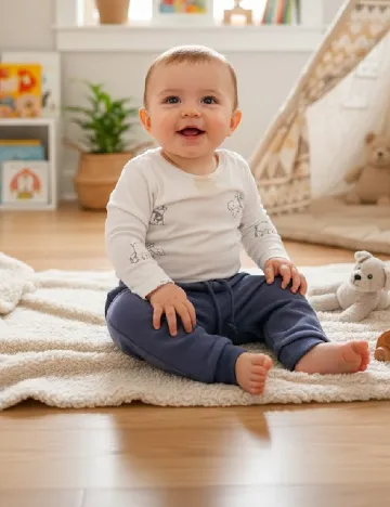 Pantaloni Zara, albastru Albastru