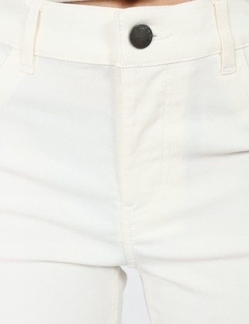 Pantaloni Jacqueline de Yong, alb