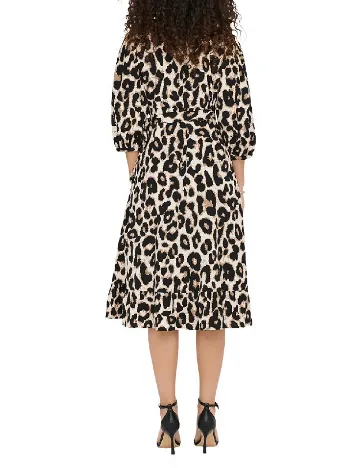 Rochie medie Only, animal print Animal print