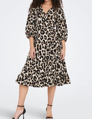 Rochie medie Only, animal print