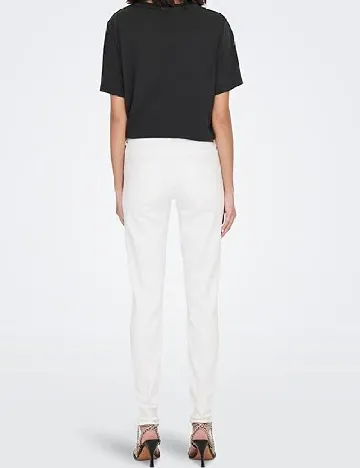 Blugi Jacqueline de Yong, alb Alb