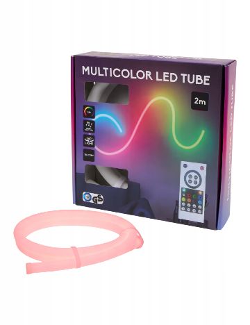 Furtun LED cu telecomandă ACTION, mix culori